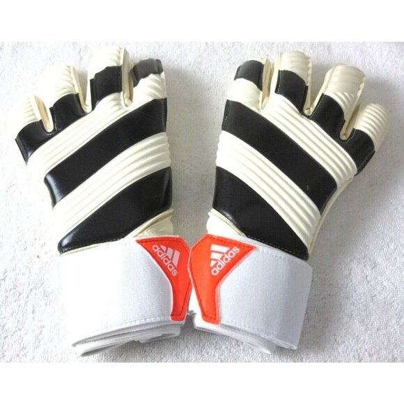 adidas Other - Men's Adidas Soccer Classic Pro Goalie Gloves White Black Seamless Touch NWT